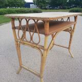 Rattan desk