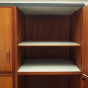 Armoire en teck, design danois, années 1970, fabricant : Omann Jun
