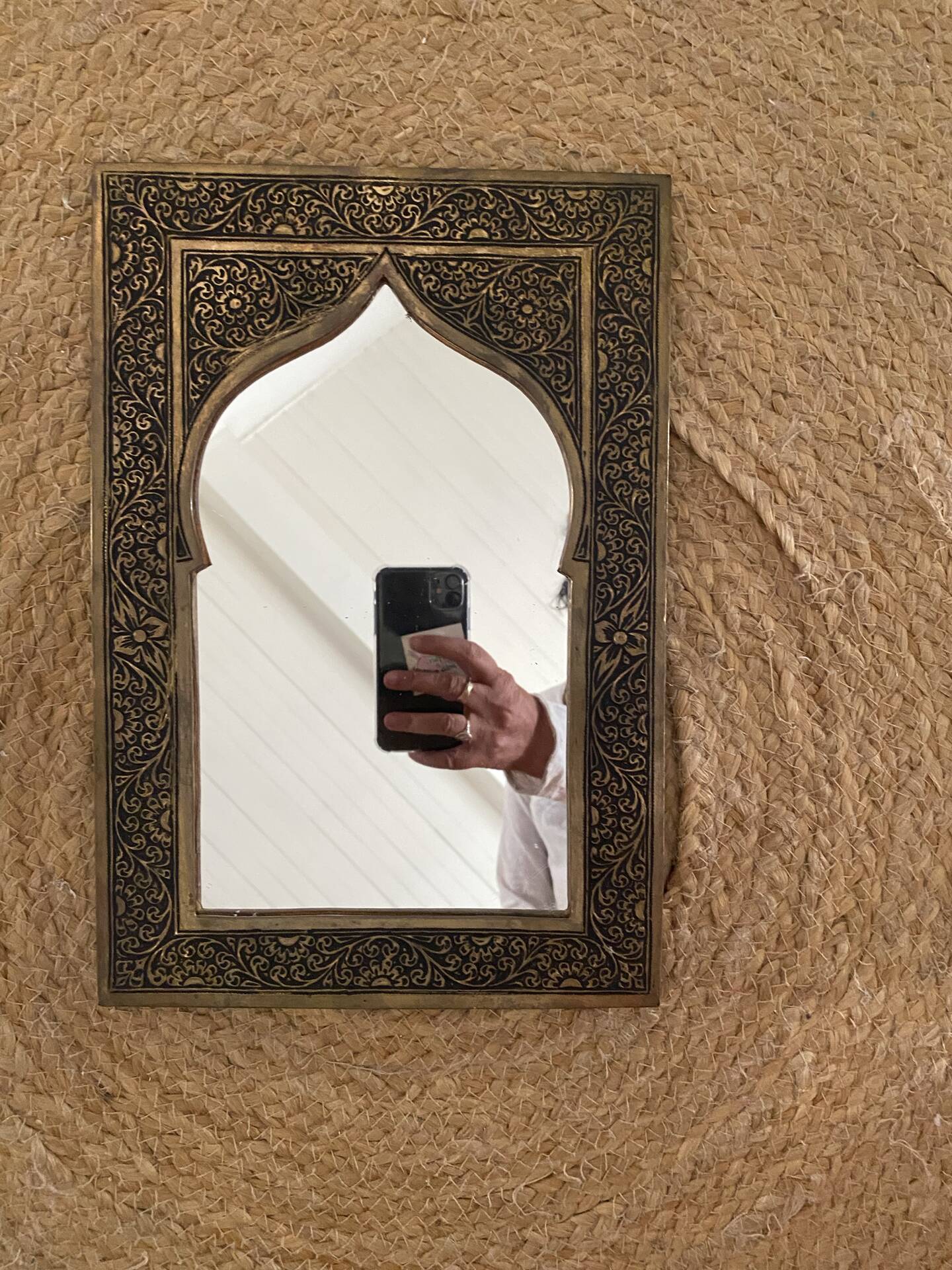 Miroir mural marocain annees 80.