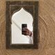 Miroir mural marocain annees 80.