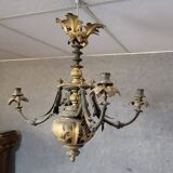 antique chandelier from the time of Napoleon III, dating from the second half of the 19th century