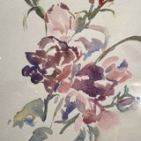 Still life, flower throw, signed and dated 92