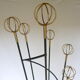 Vintage geo astrolabe coat rack 1950