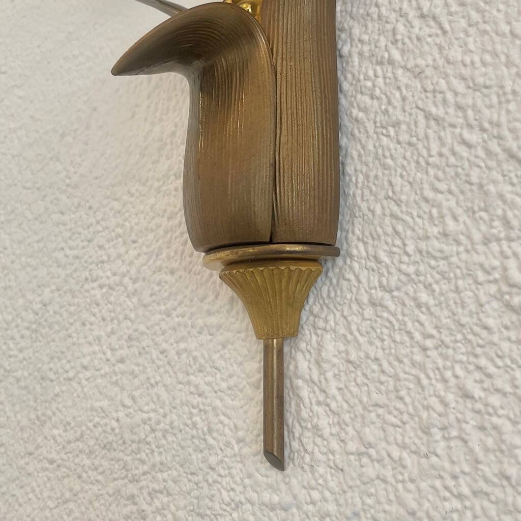 Pair of neoclassical wall sconces corn ear model Maison Charles Paris