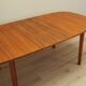 Table en teck, design danois, années 1970, fabricant : Farstrup Møbler
