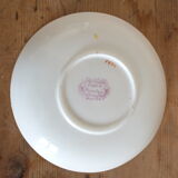 3 different saucers in English porcelain Minton