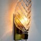 Wall lamp "sheet" by Carl Fagerlund, Murano glass, Germany, 1970