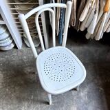 Chaise bistrot en hêtre blanc