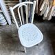White beechwood bistro chair