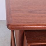 Omann Jun teak desk model 75, 1960s