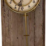 Antique Gustav Becker German Wall clock movement, Wood base, GB Movement 1900s