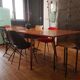 Table with extensions compass legs
