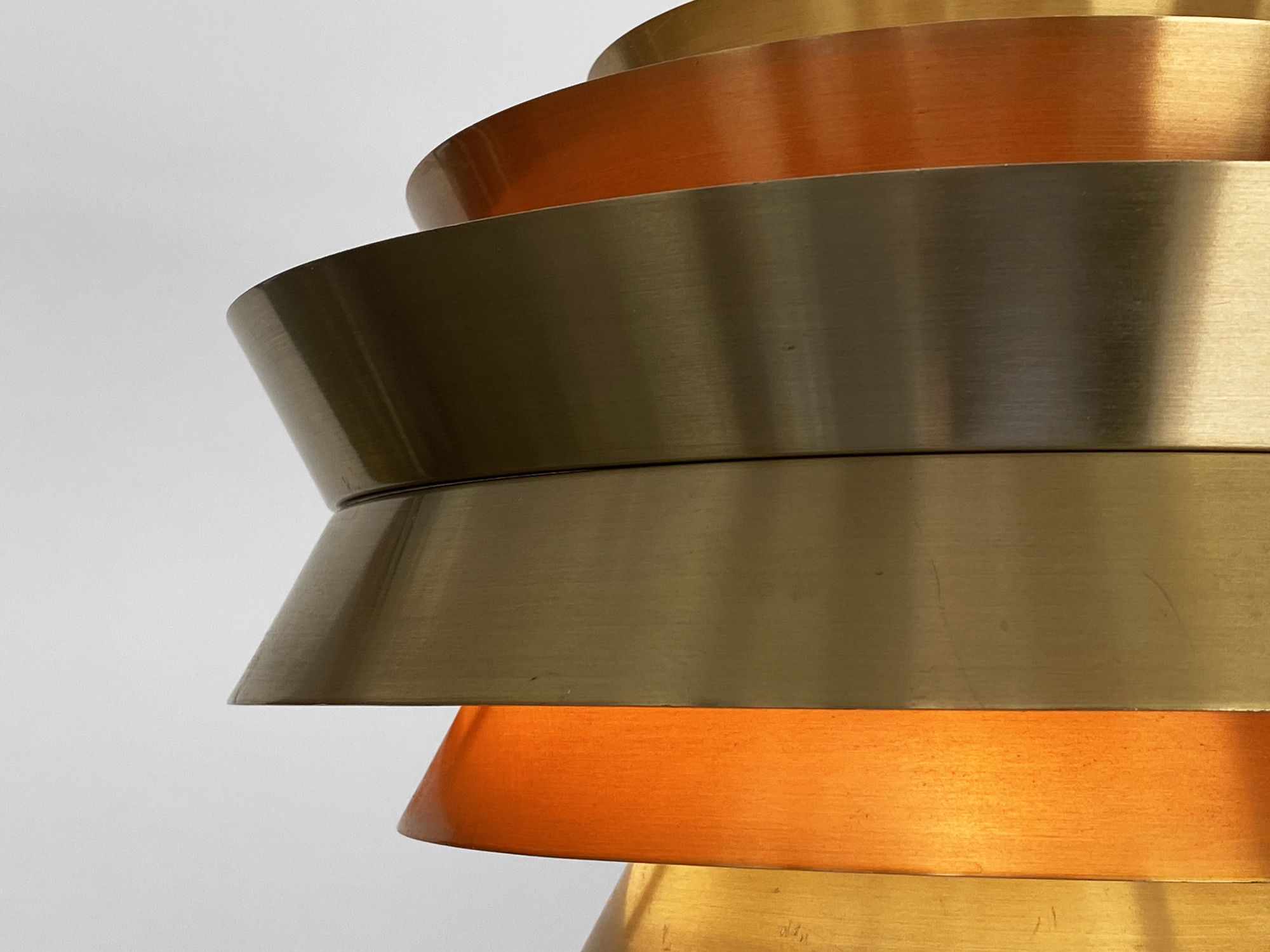 Pendant light "Trava" by Carl Thore for Granhaga Metallindustri. Sweden 1960s.