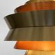 Pendant light "Trava" by Carl Thore for Granhaga Metallindustri. Sweden 1960s.
