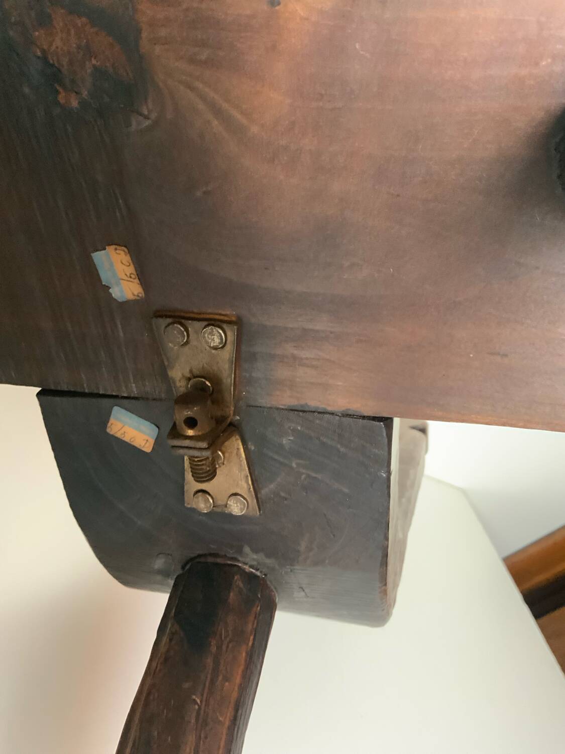 Brutalist pair of chairs