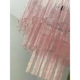 Contemporary “Tronchi” Murano Glass Chandelier in Venini Style