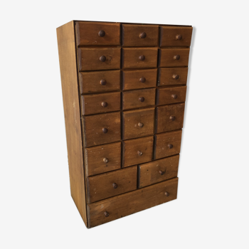 Furniture of old craft, 21 drawers