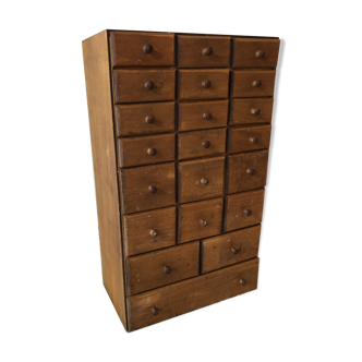 Furniture of old craft, 21 drawers