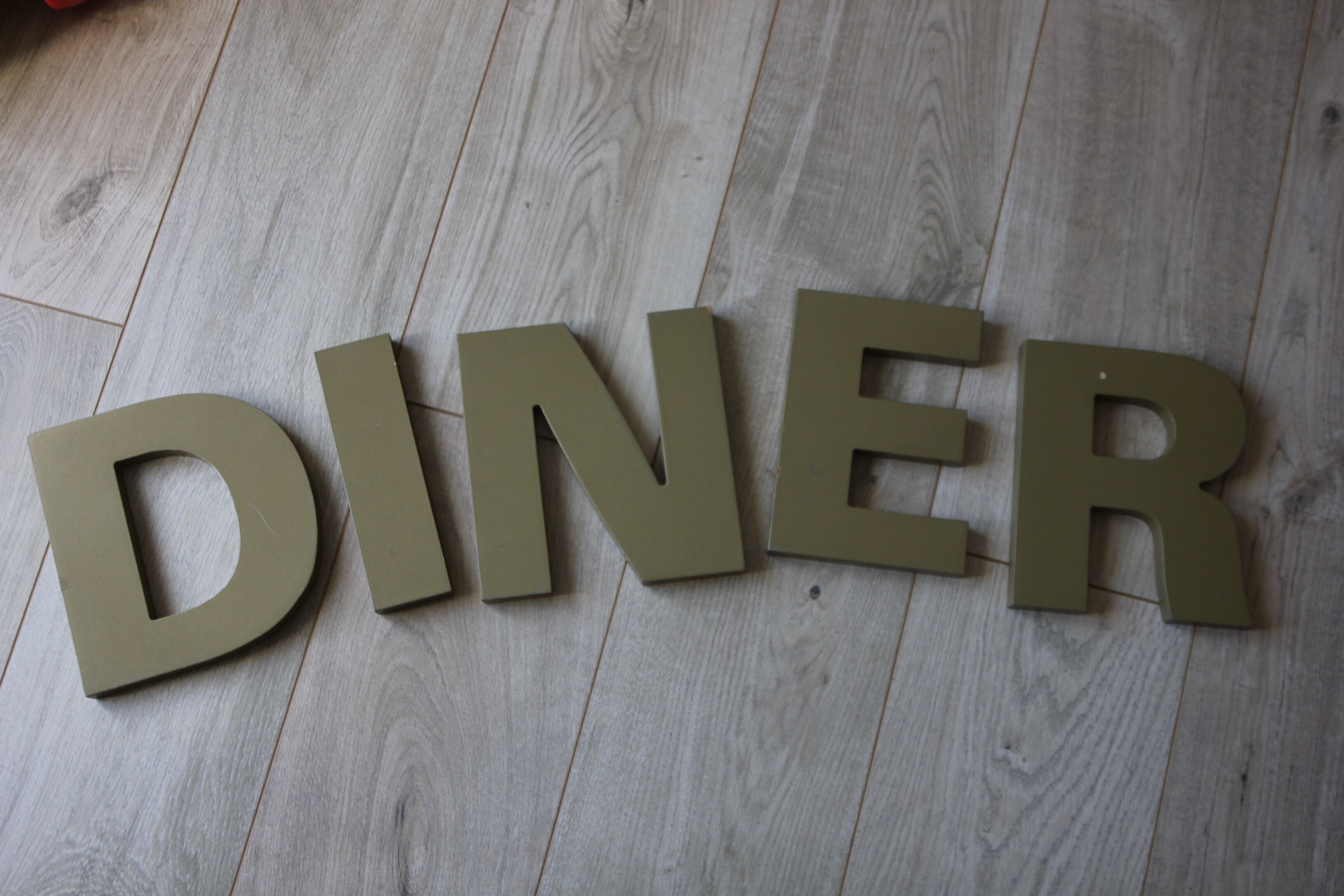 Diner Sign Letters