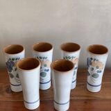 6 verres mazagran Pornic MBFA