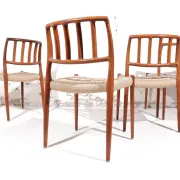 Set of 4 Niels Moller Model 83 rosewood dining chairs, Denmark, 1975