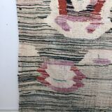 Moroccan Berber carpet Kilim Boucherouite 2.58x1.41m