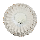 Plafonnier verre bullé