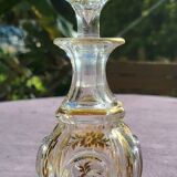 19th century orientalist crystal bottle