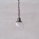 Clear Bell Shaped Antique Pendant Light