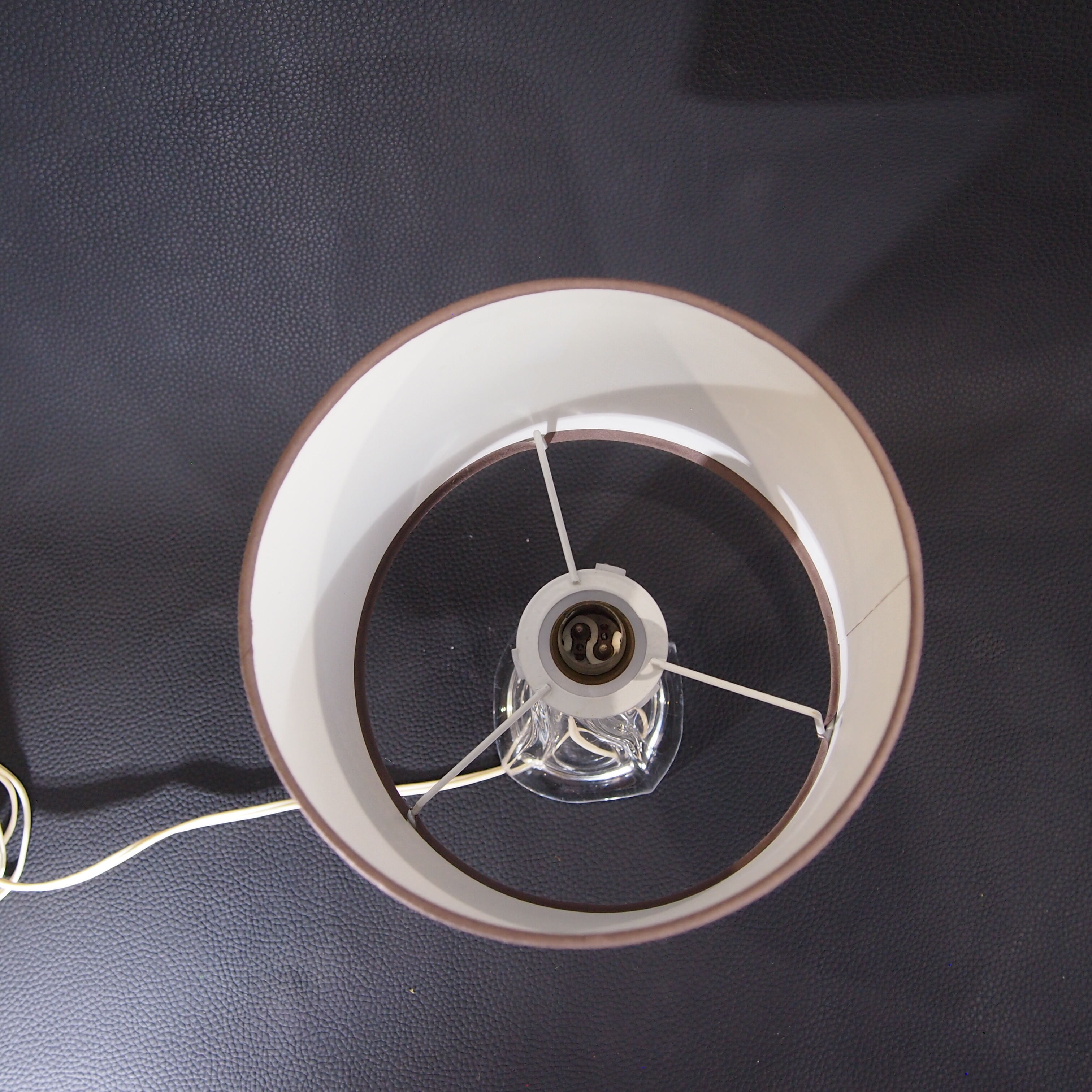 Daum France/vintage/crystal floor lamp