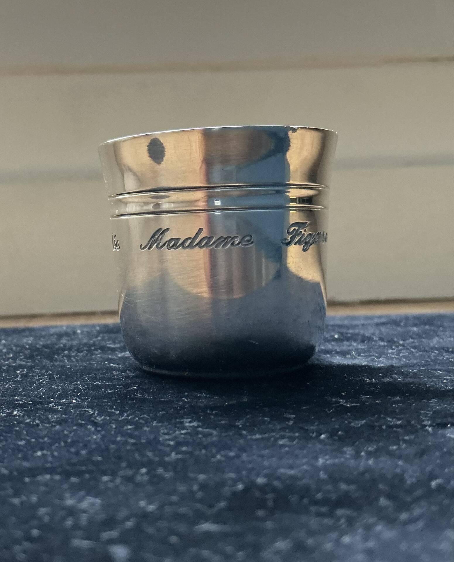 Puiforcat Timbale – Madame Figaro Trophy 1990 – Silver-Plated Metal