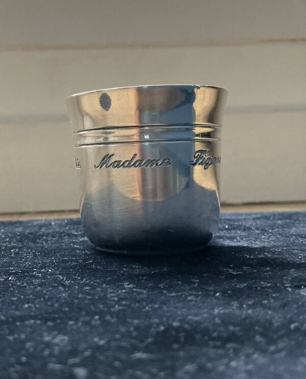 Timbale Puiforcat – Trophée Madame Figaro 1990 – Métal Argenté