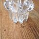Thick glass candle holder photophore