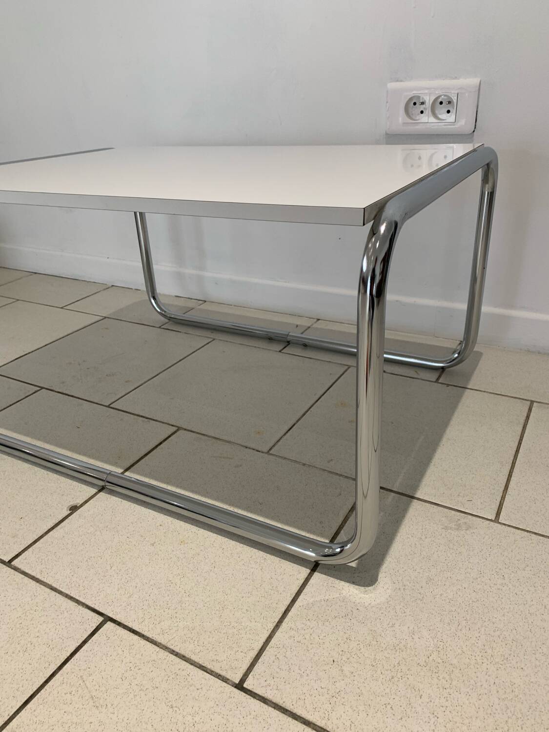 Bauhaus coffee table in the style of Marcel Breuer