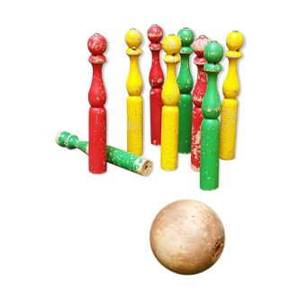 Jeu de quilles en bois