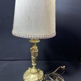 Gilded bronze table lamp signed A. Marionnet