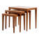 Tables gigognes modèle 163 en teck par Severin Hansen pour Haslev Møbelfabrik, ensemble de 3