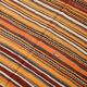 Tapis Kilim vintage long et large, orange et rouge, 5 x 13 cm, 149 x 402 cm, SK 33068