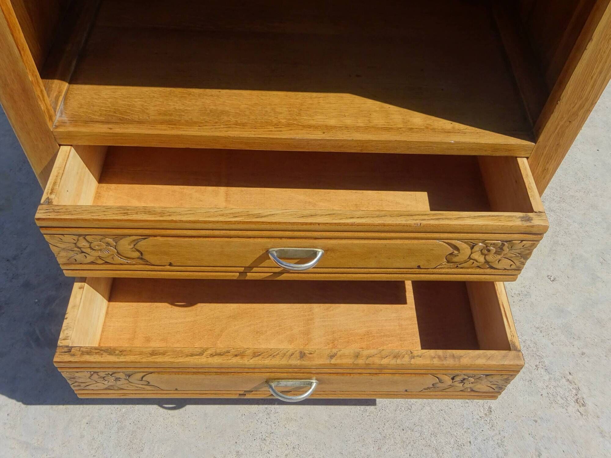 Small Art Deco piece of furniture, marble top.