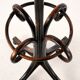 Free-standing coat rack in curved wood produced by Josef Kohn