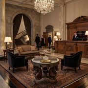 Wrought iron and marble coffee table, Jean Maurice Rothschild, circa 1950.