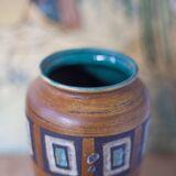 Ceramic vase, jasba vase Keramik west Germany, model 127-25, flower pot, collection