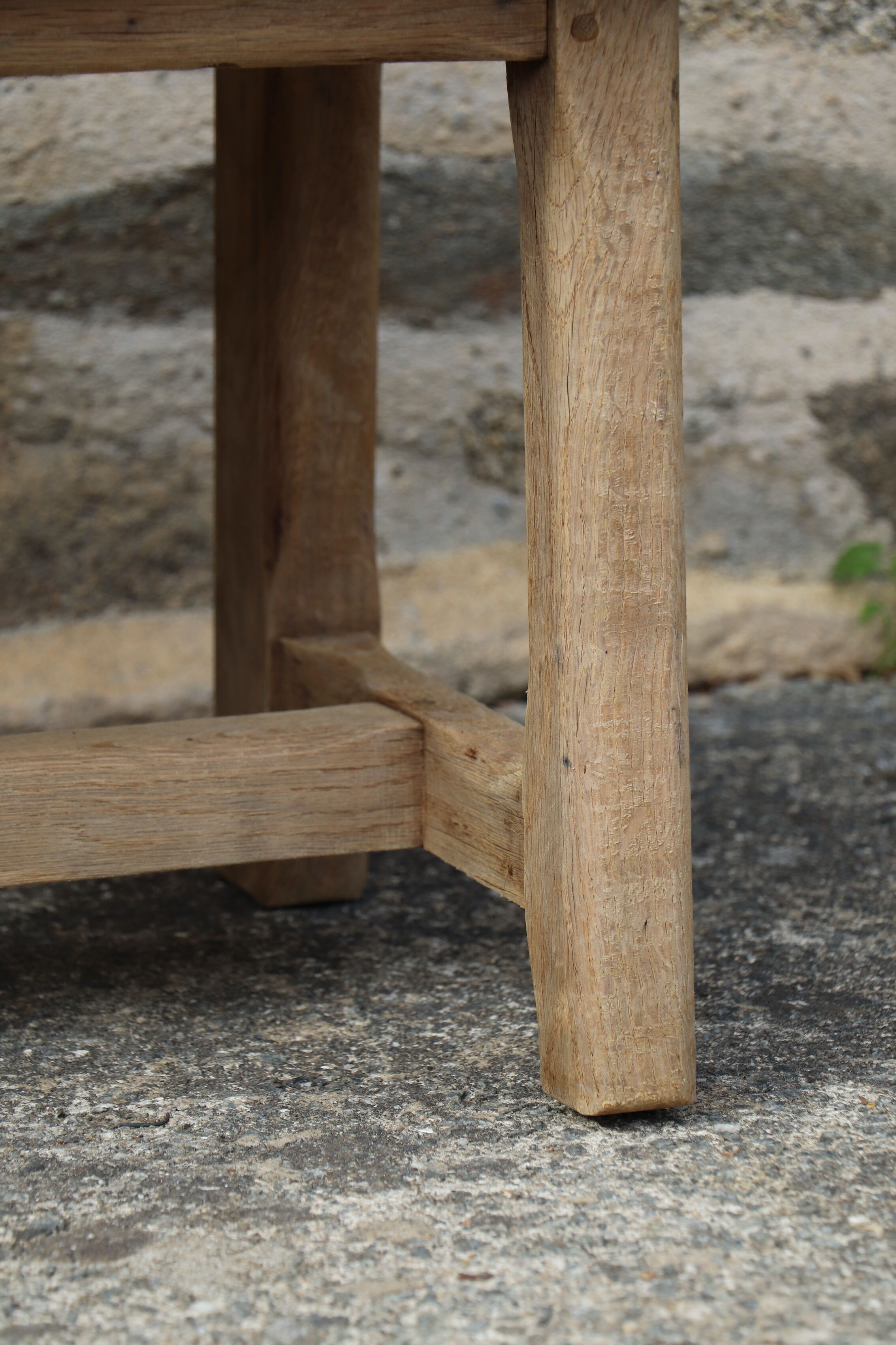 Pair of wooden benches, 40s