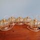 Vintage amber glass pendant (5 available), 1960s-70s