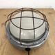 Industrial Grey Wall Light with Milk Glass from Elektrosvit, 1970s