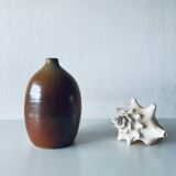 Signed stoneware vase