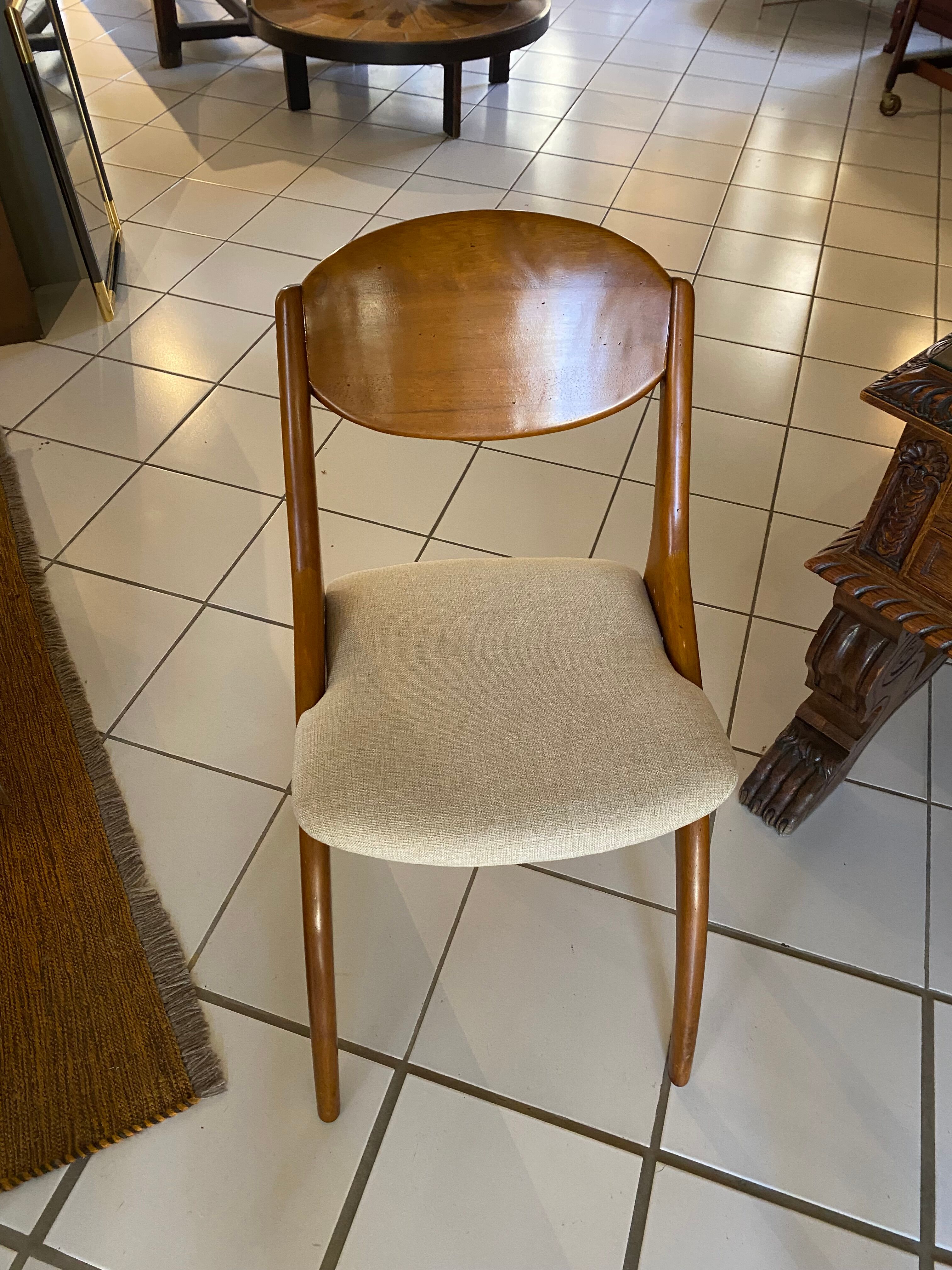 Scandinavian fabric chair