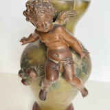 Vase en bronze A Moreau