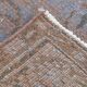 Slate Blue & Taupe Decorative Turkish Vintage Carpet Rug, 176x279 Cm