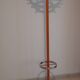 Coat rack vintage wrought iron orange and chrome